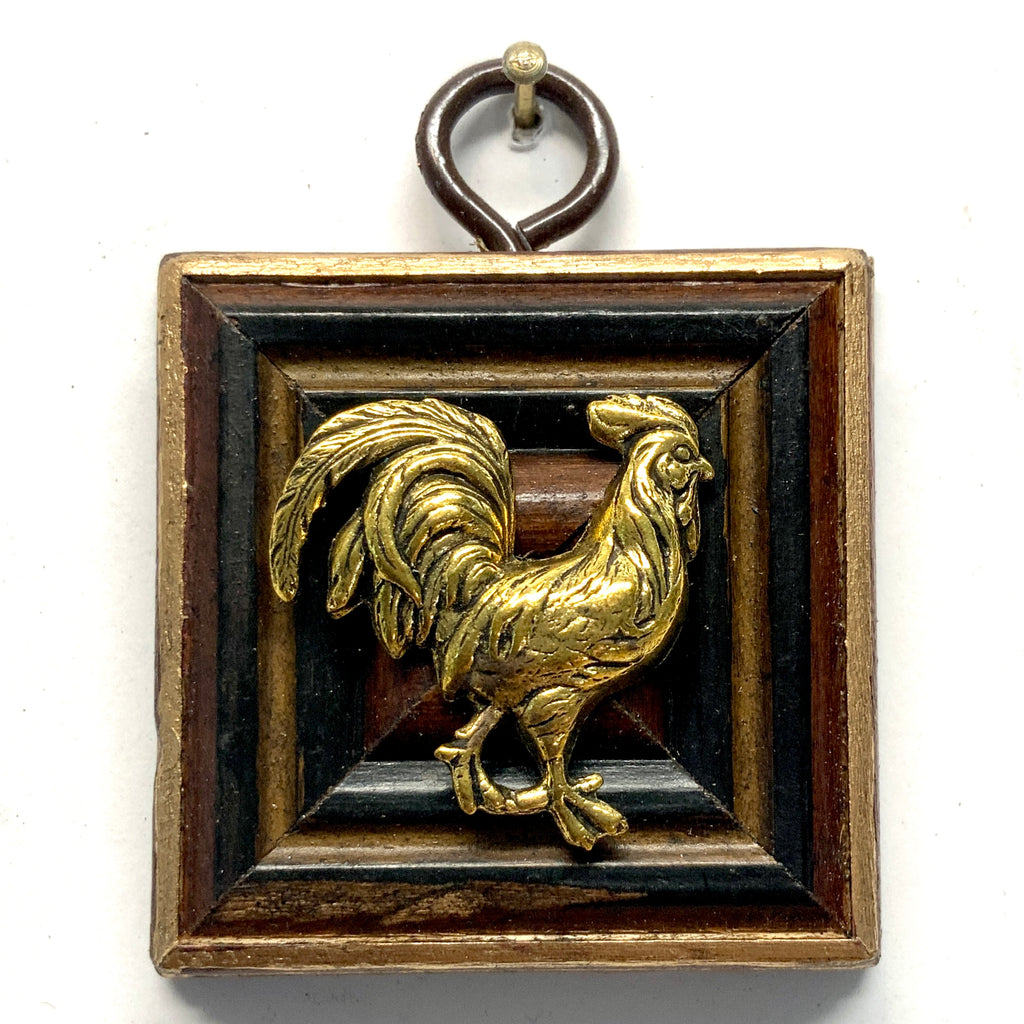 Wooden Frame with Rooster (2” wide)