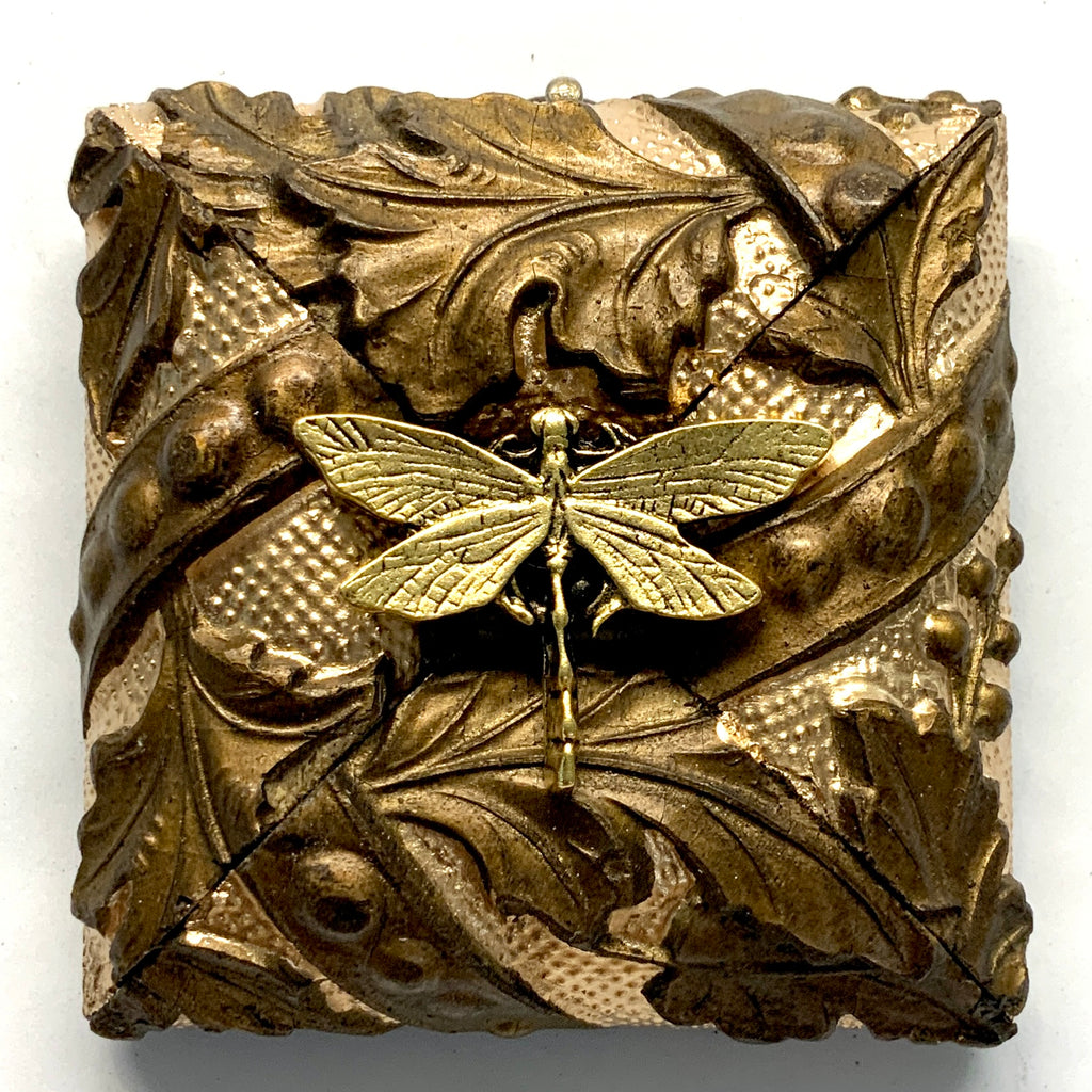 Gilt Frame with Dragonfly (3” wide)