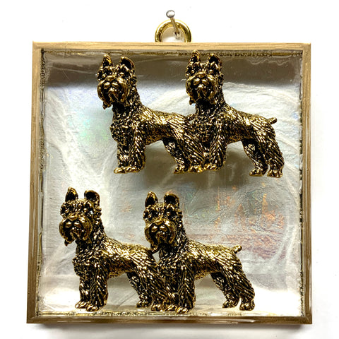 Acrylic Frame with Dogs / Slight Imperfections (4