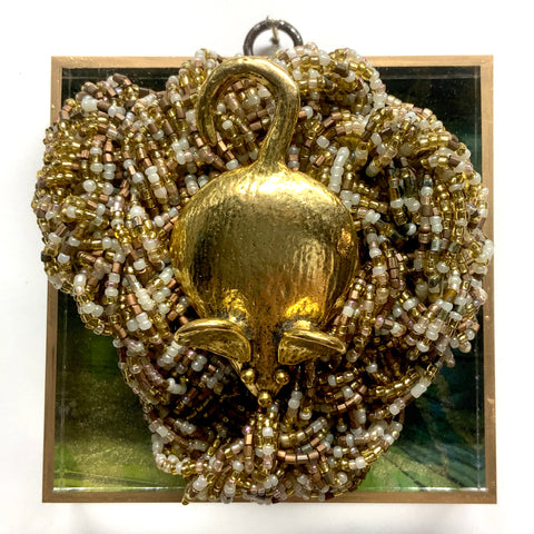 Acrylic Frame with Mouse on Beads / Slight Imperfections (4