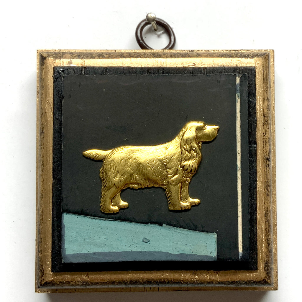 Bourbon Barrel Frame with Spaniel on Coromandel (3.25