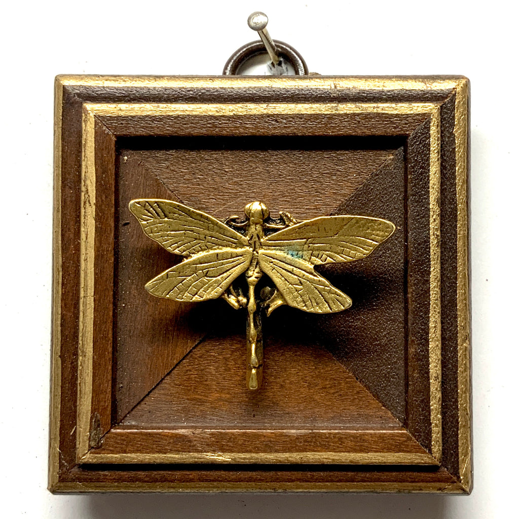 Wooden Frame with Dragonfly (2.75