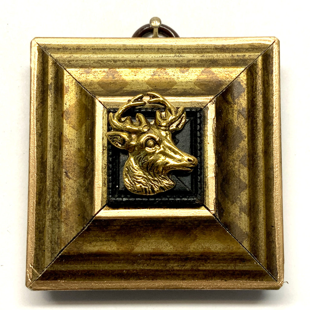 Gilt Frame with Stag (2.5” wide)