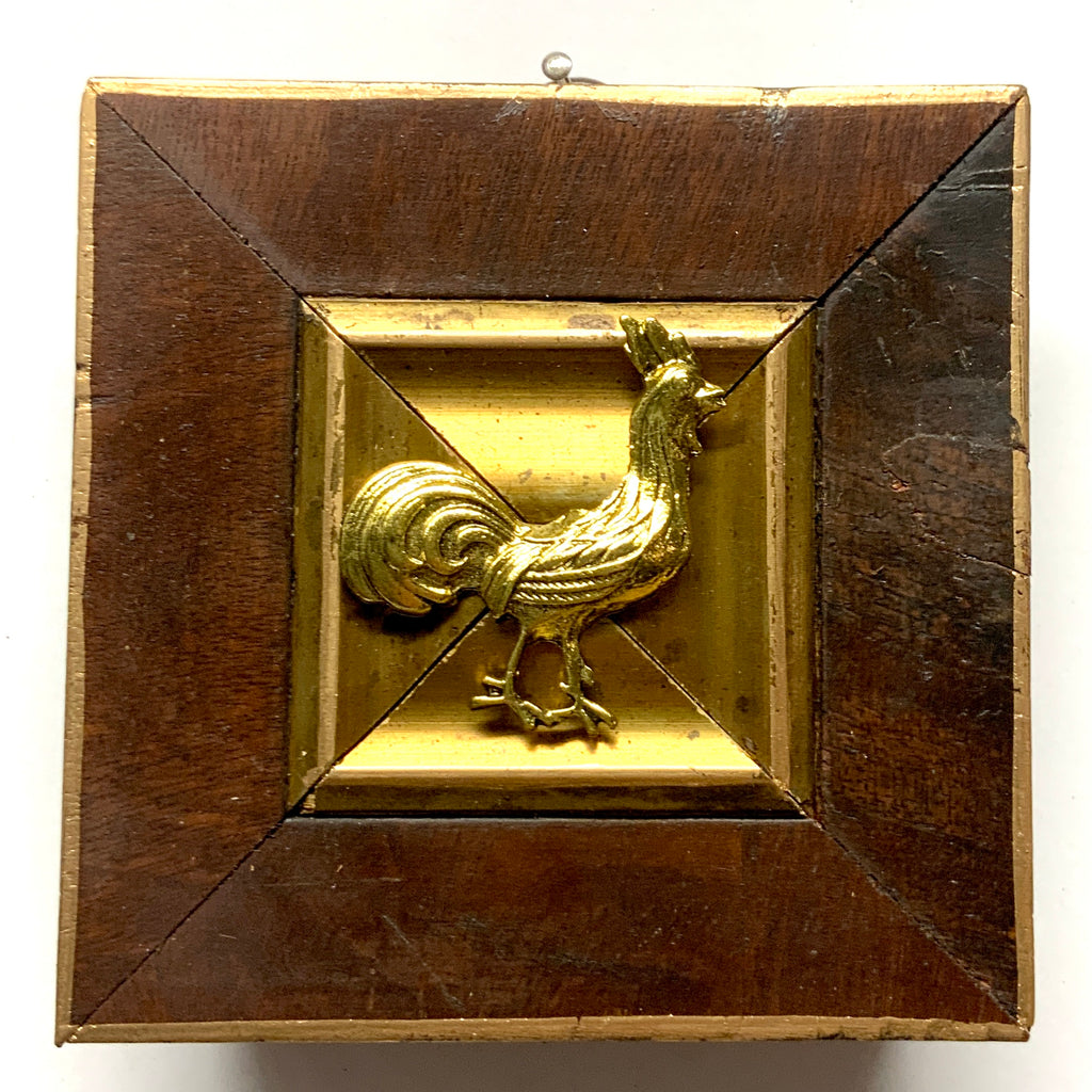 Wooden Frame with Rooster (4