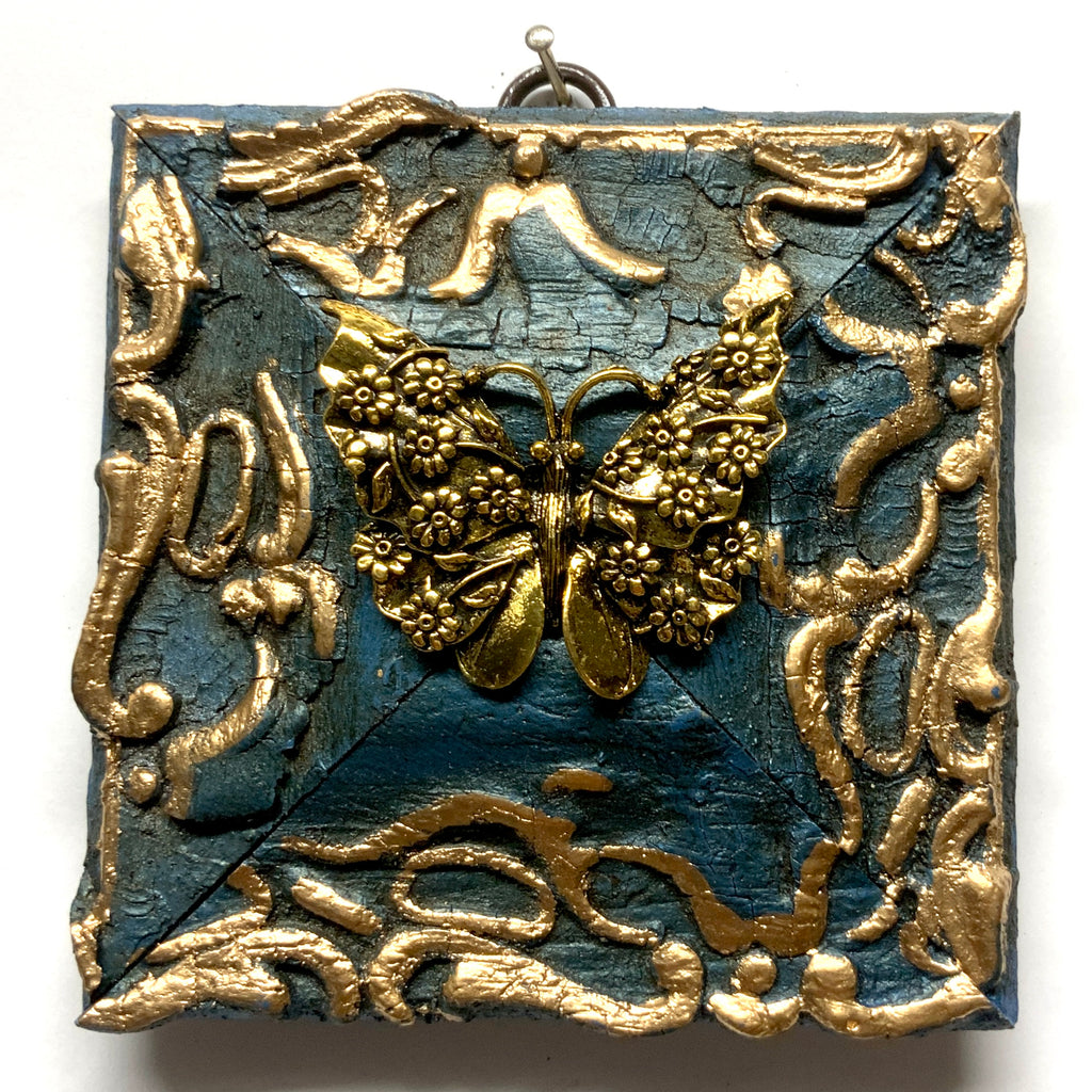 Painted Frame with Butterfly (4.25