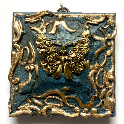 Painted Frame with Butterfly (4.25