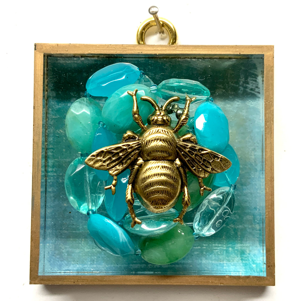 Acrylic Frame with Grande Bee on Necklace / Slight Imperfections (3