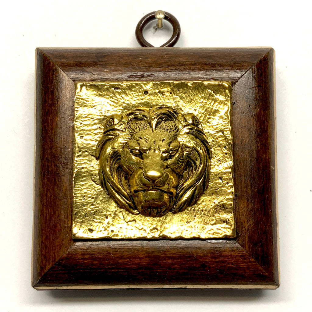 Wooden Frame with Lion (2.75” wide)