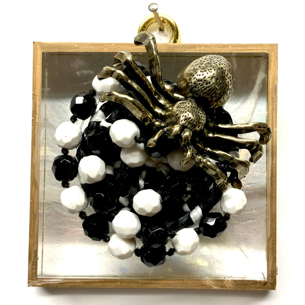 Acrylic Frame with Spider on Necklace / Slight Imperfections (3