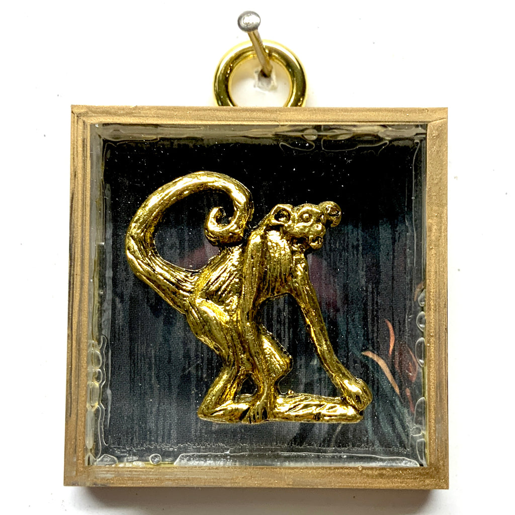 Acrylic Frame with Monkey / Slight Imperfections (2