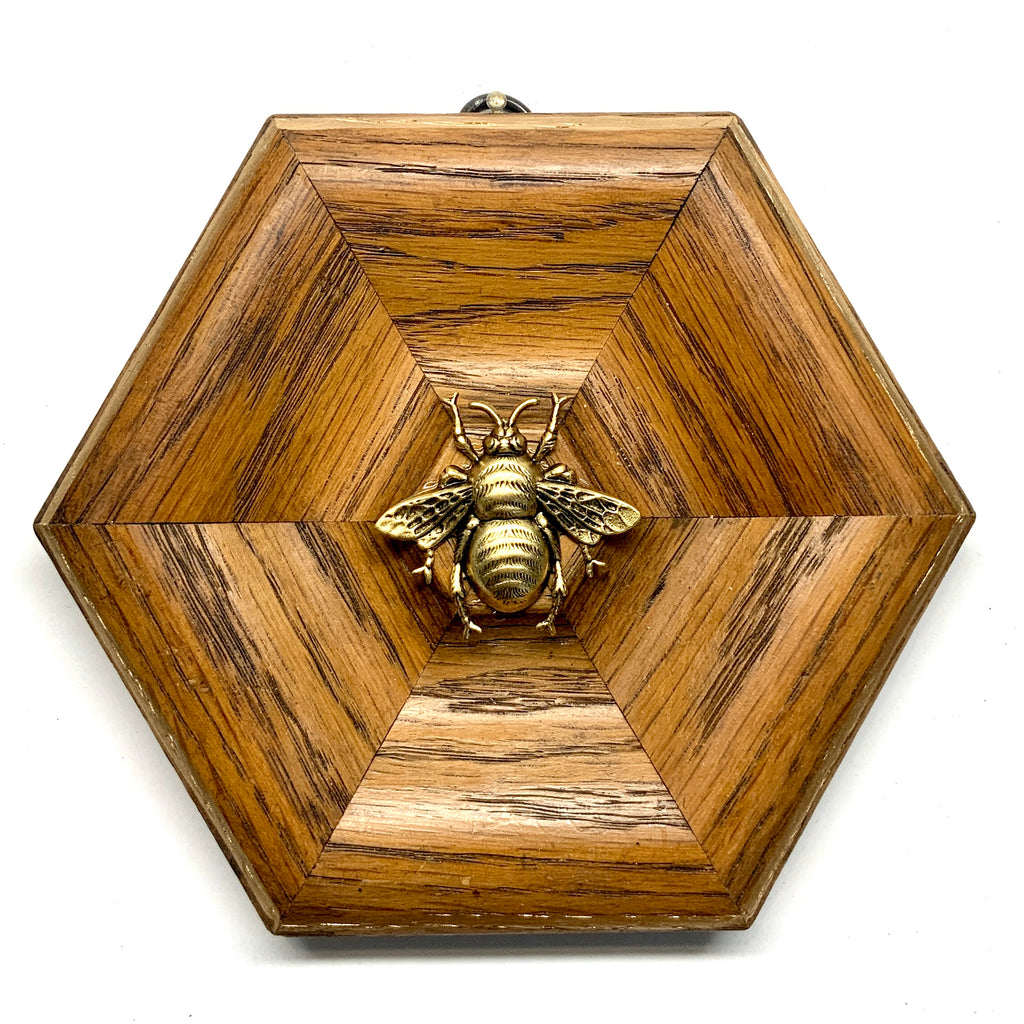 Wooden Frame with Grande Bee (5.75” wide)