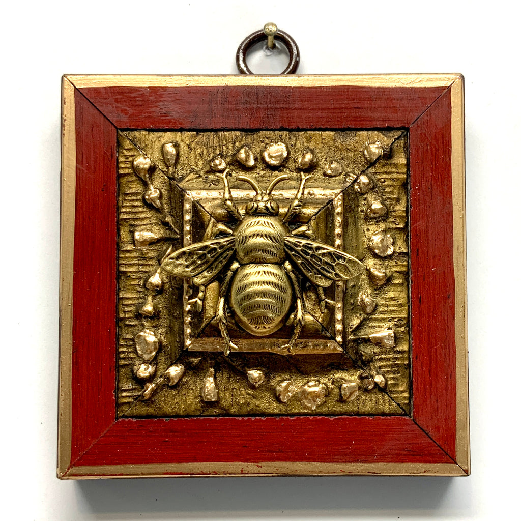 Lacquered Frame with Grande Bee (3.25” wide)