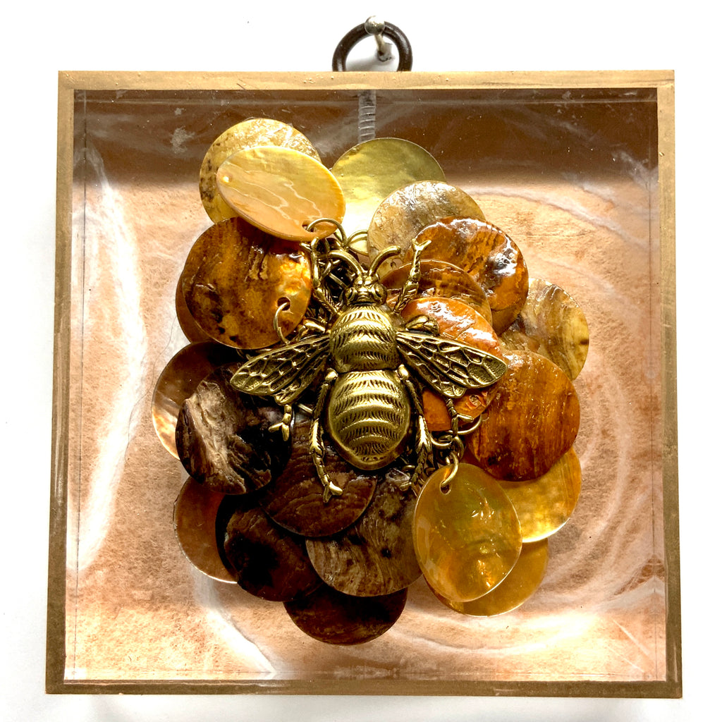 Acrylic Frame with Grande Bee on Necklace / Slight Imperfections (4