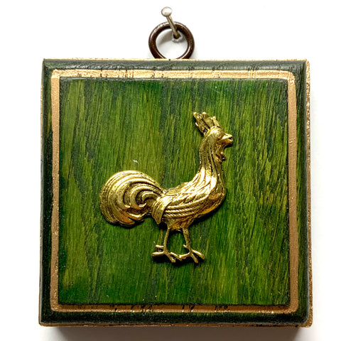 Painted Frame with Rooster (3.25