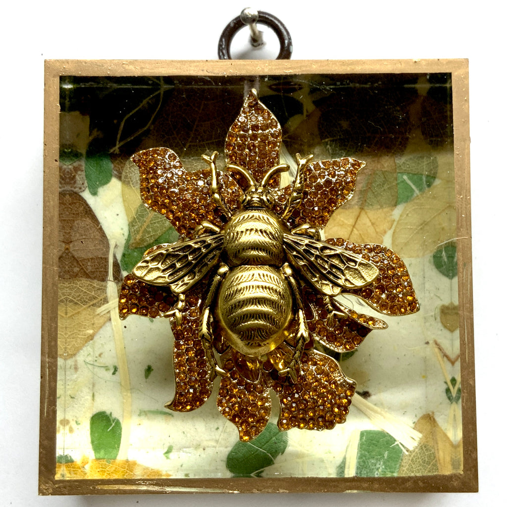 Acrylic Frame with Grande Bee on Brooch / Slight Imperfections (3