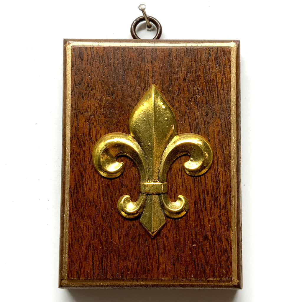 Wooden Frame with Fleur-de-lis (3.25