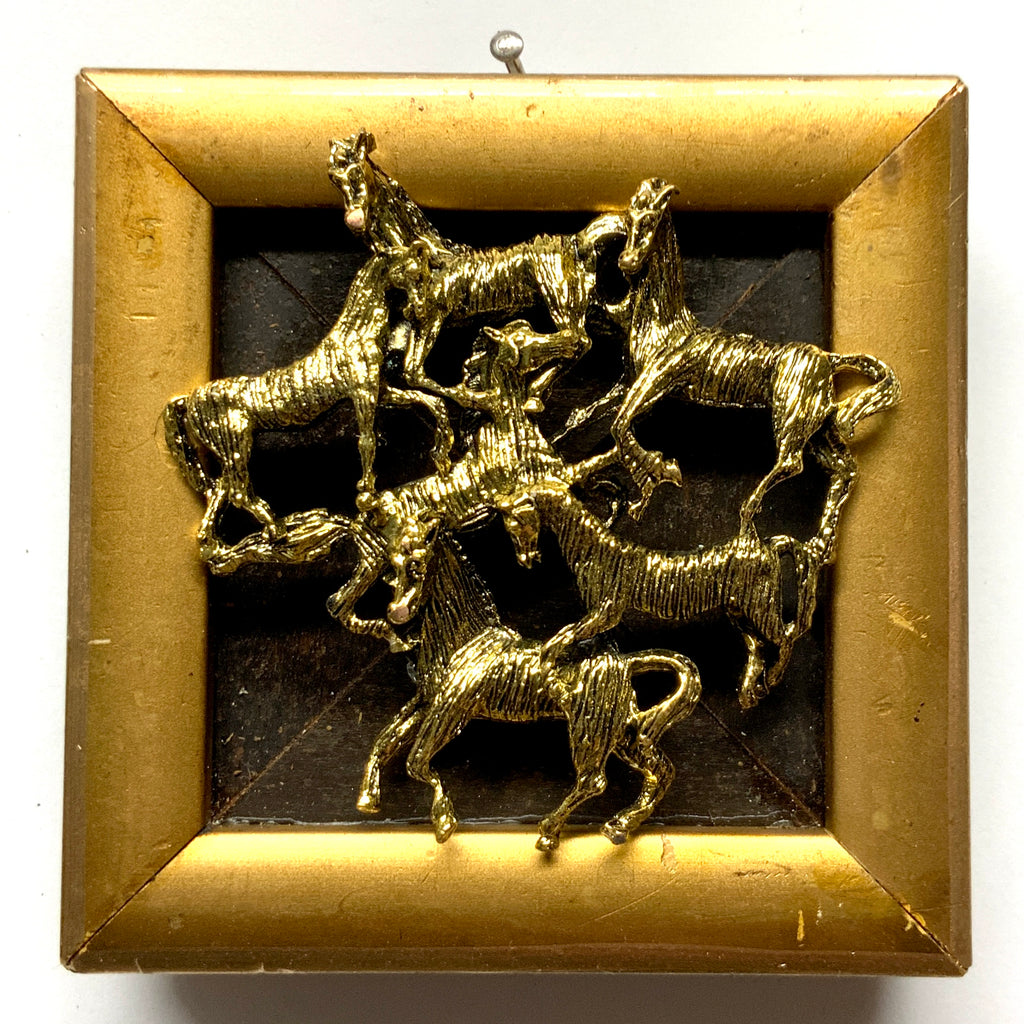 Gilt Frame with Horses (3.5