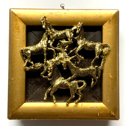 Gilt Frame with Horses (3.5