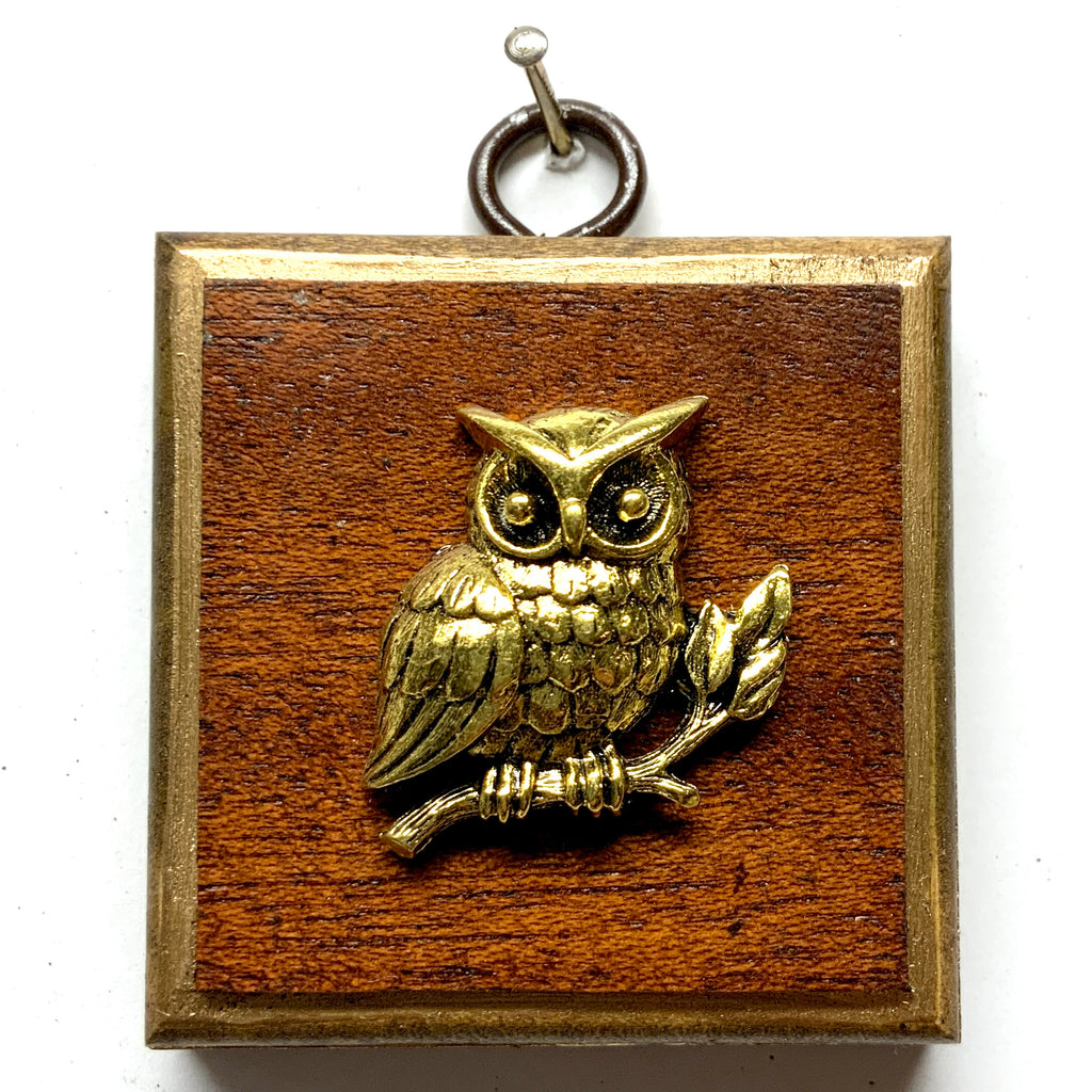 Wooden Frame with Owl (2.5