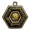 Painted Frame with Bird on Watch Movement (3.25” wide)