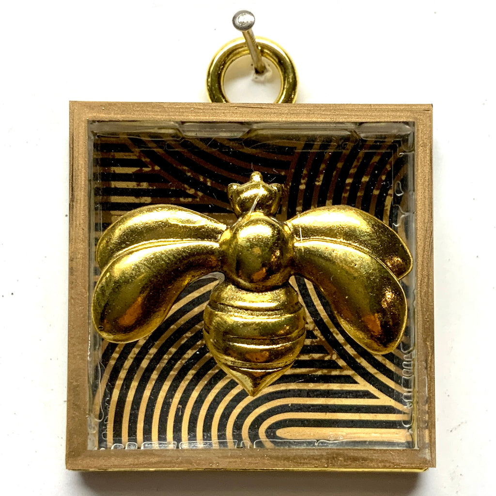 Acrylic Frame with Deco Bee / Slight Imperfections (2