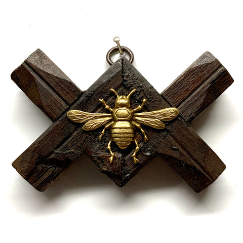 Wooden Frame with Italian Bee (4.25