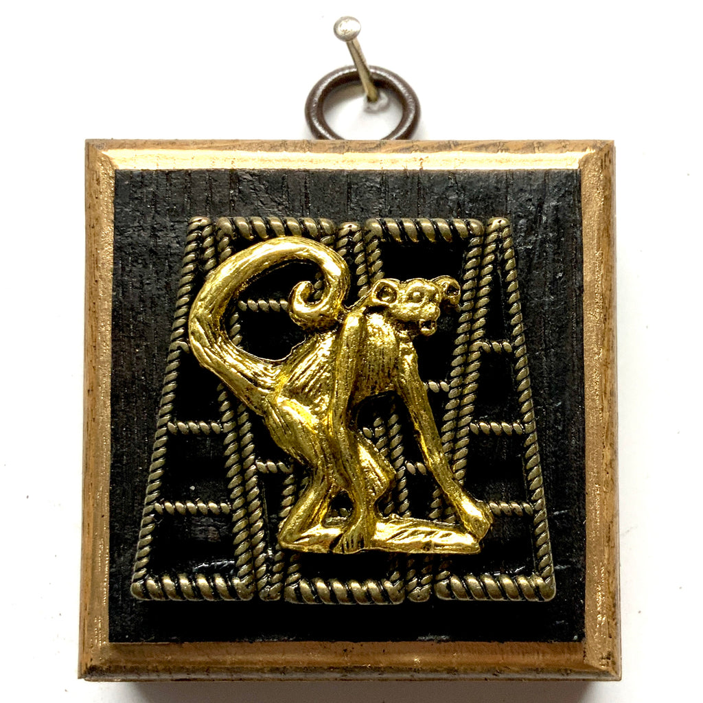 Bourbon Barrel Frame with Monkey (2.5