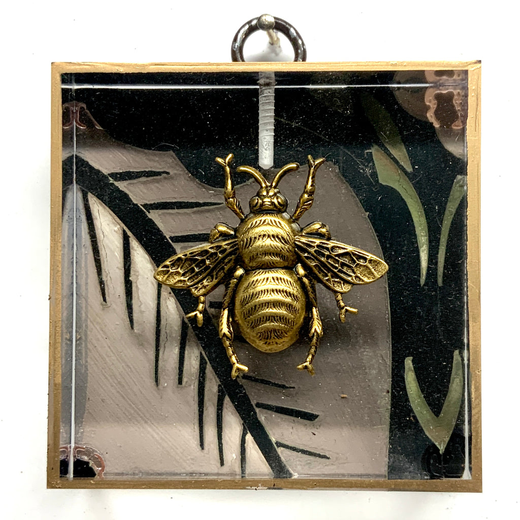 Acrylic Frame with Grande Bee on Coromandel / Slight Imperfections (3