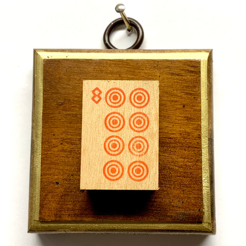 Wooden Frame with Mahjong Tile (2.5