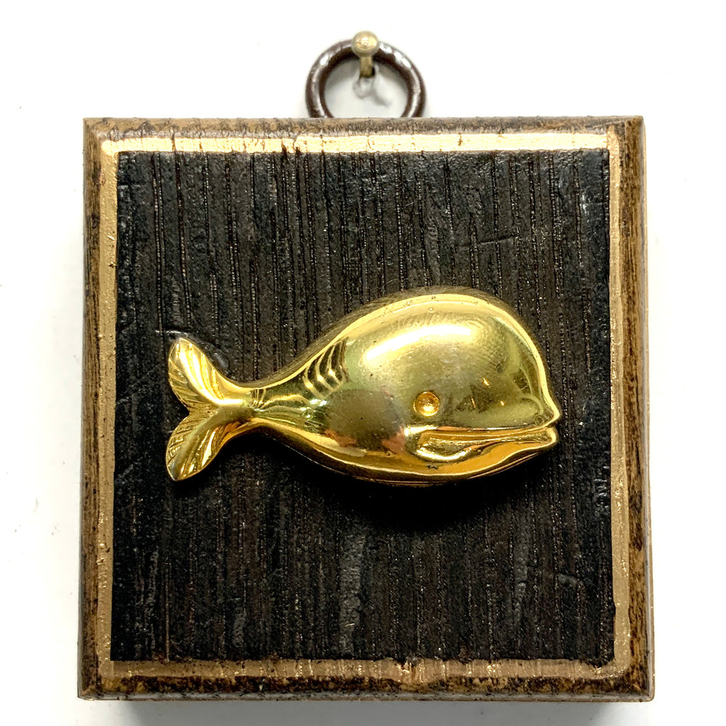 Bourbon Barrel Frame with Whale (2.25 ” wide)
