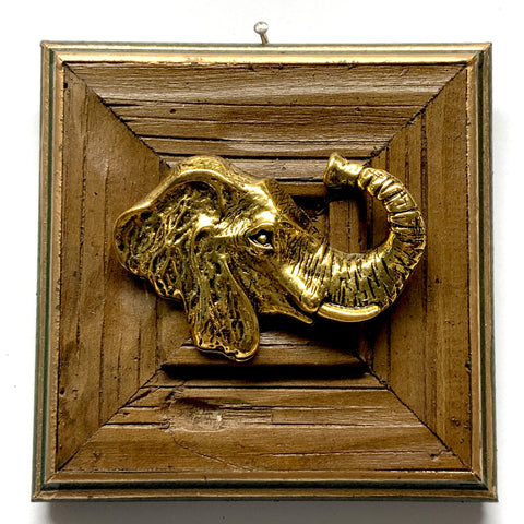 Wooden Frame with Elephant (4