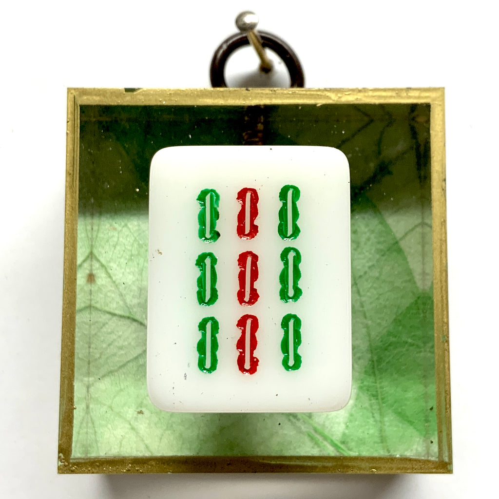 Acrylic Frame with Mahjong Tile / Slight Imperfections (2