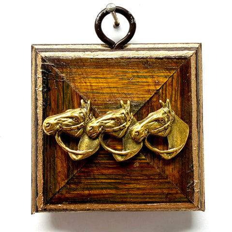 Wooden Frame with Horses (2.5