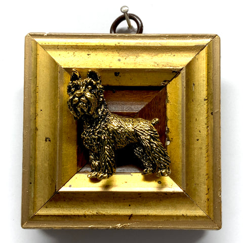 Gilt Frame with Schnauzer (3
