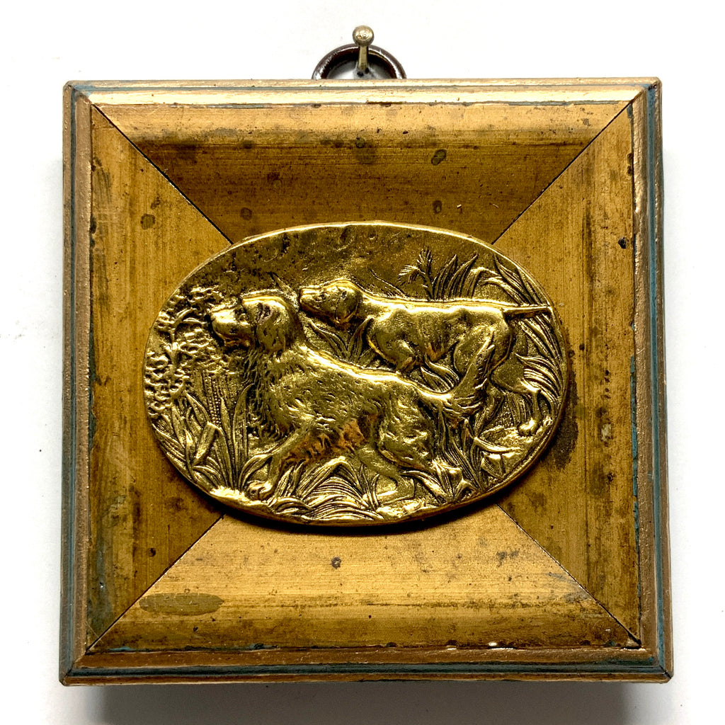 Painted Frame with Sporting Dogs (3.25” wide)