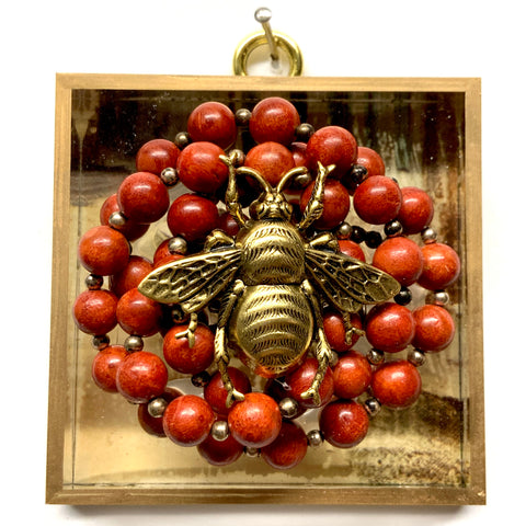 Acrylic Frame with Grande Bee on Necklace / Slight Imperfections (3