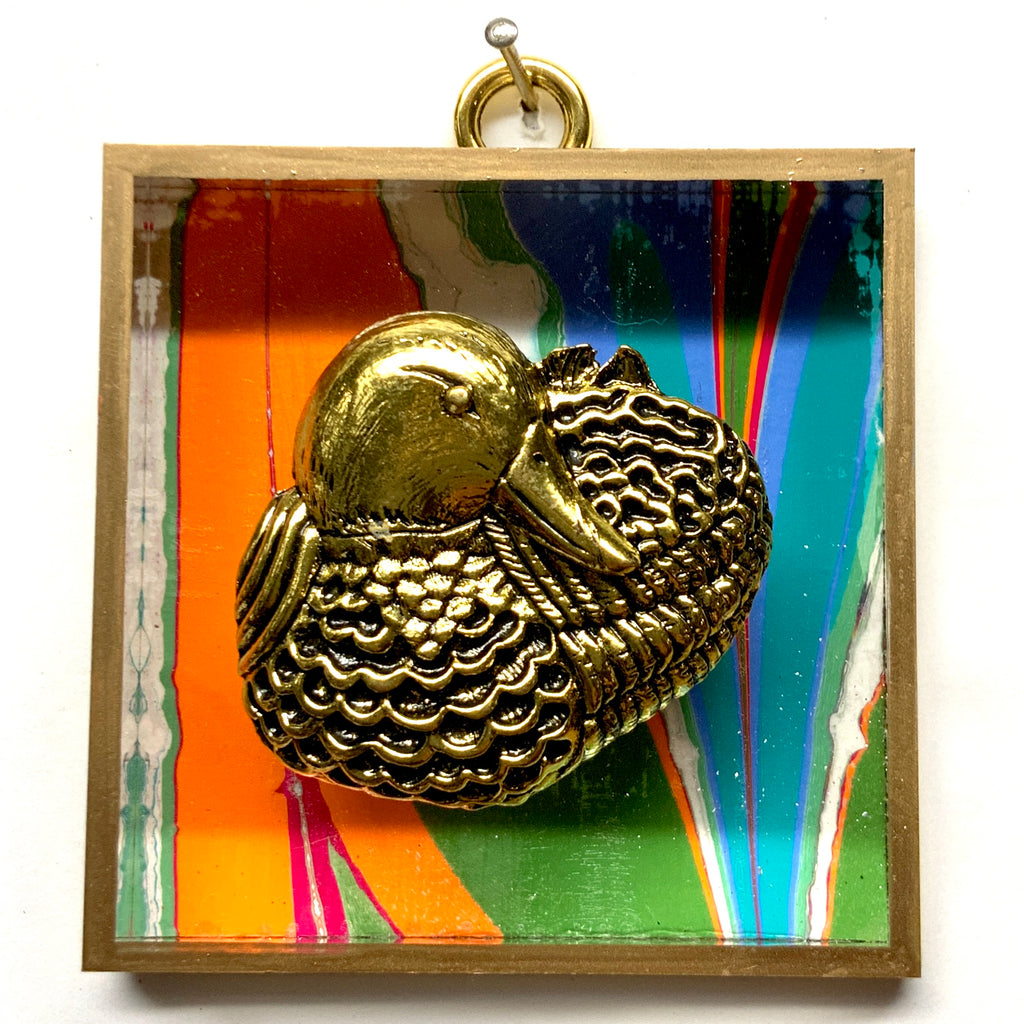 Acrylic Frame with Duck / Slight Imperfections (3
