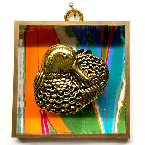 Acrylic Frame with Duck / Slight Imperfections (3