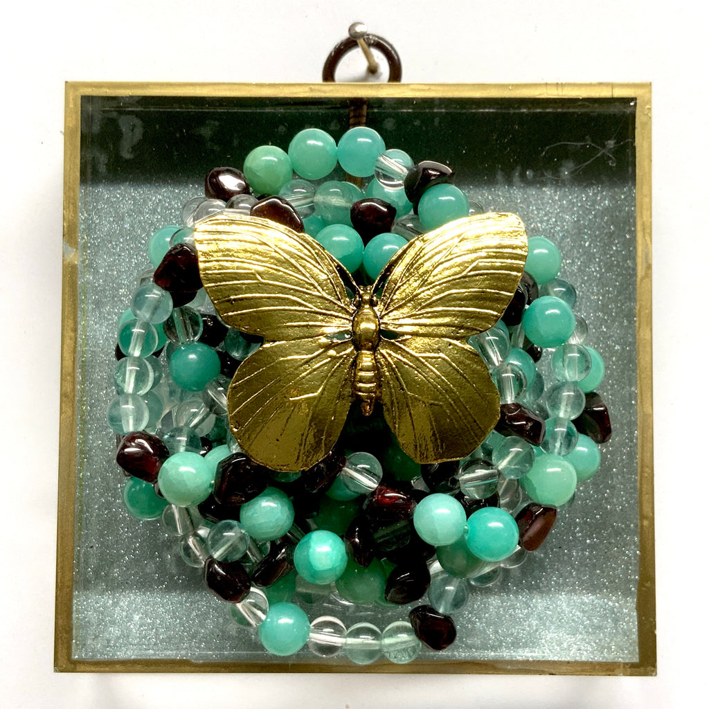 Acrylic Frame with Butterfly on Necklace / Slight Imperfections (4