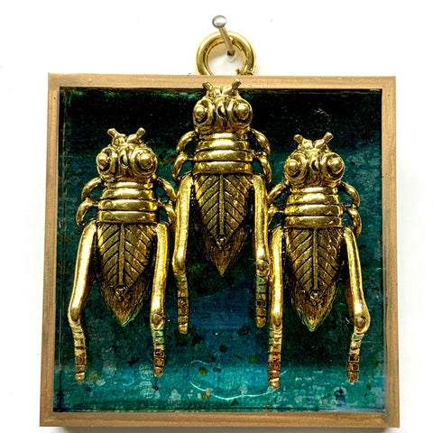 Acrylic Frame with Grasshoppers / Slight Imperfections (3