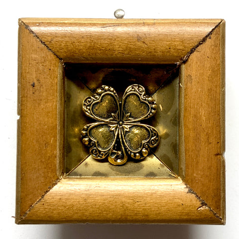 Wooden Frame with Clover (2.25