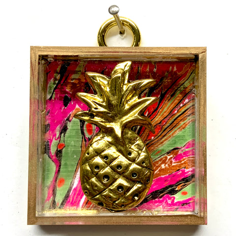Acrylic Frame with Pineapple / Slight Imperfections (2