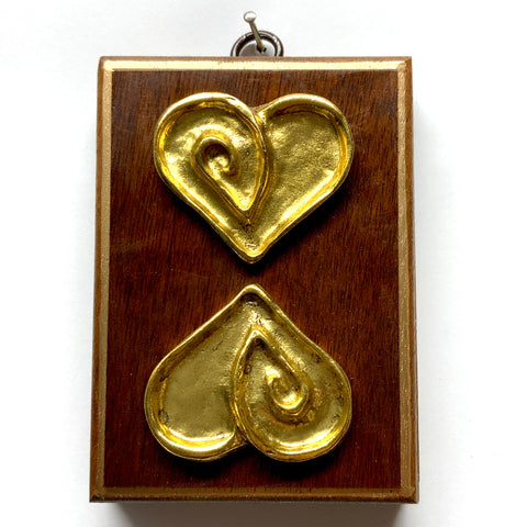 Wooden Frame with Hearts (3.25