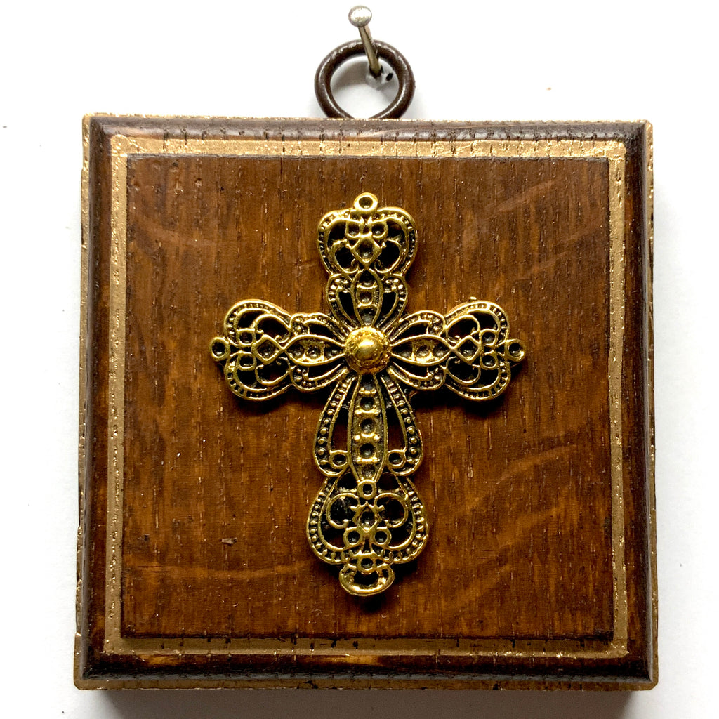 Wooden Frame with Cross (3.25