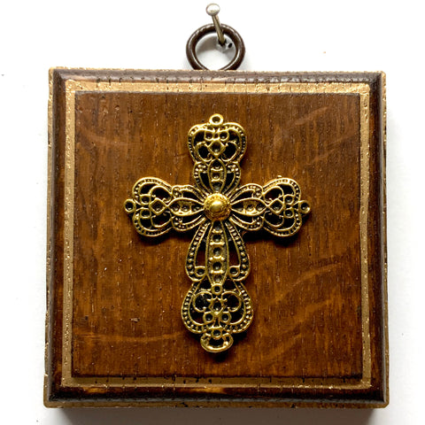 Wooden Frame with Cross (3.25