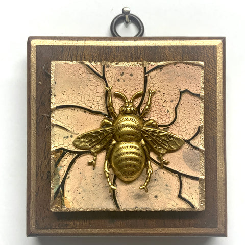 Wooden Frame with Grande Bee on Coromandel (3.25