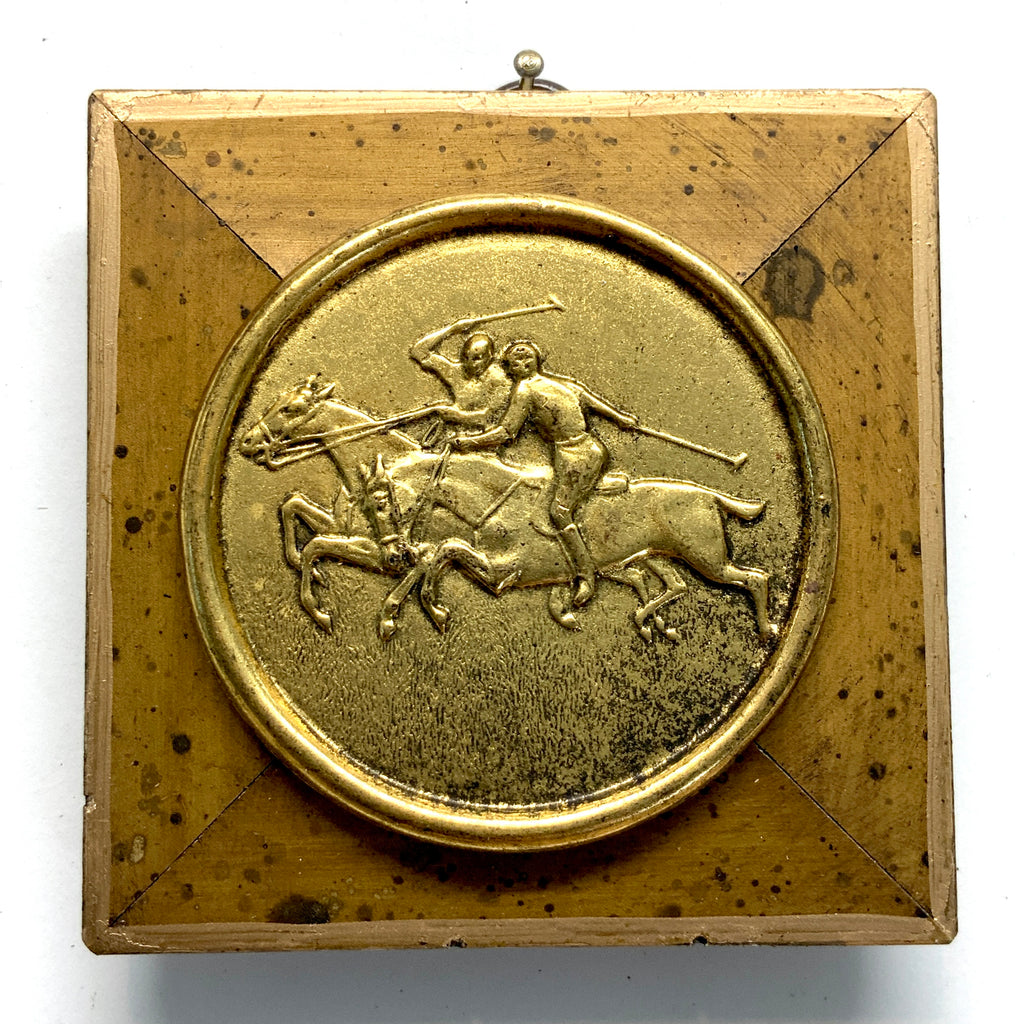 Gilt Frame with Polo Coin (3.5” wide)