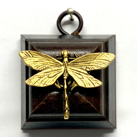 Wooden Frame with Dragonfly (2