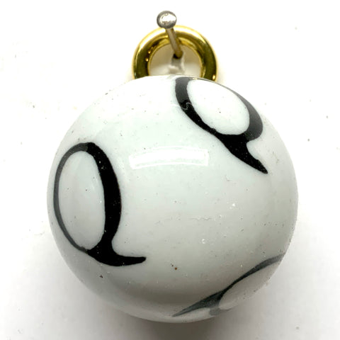 Ceramic Ball Frame with Q's / Slight Imperfections (1.5