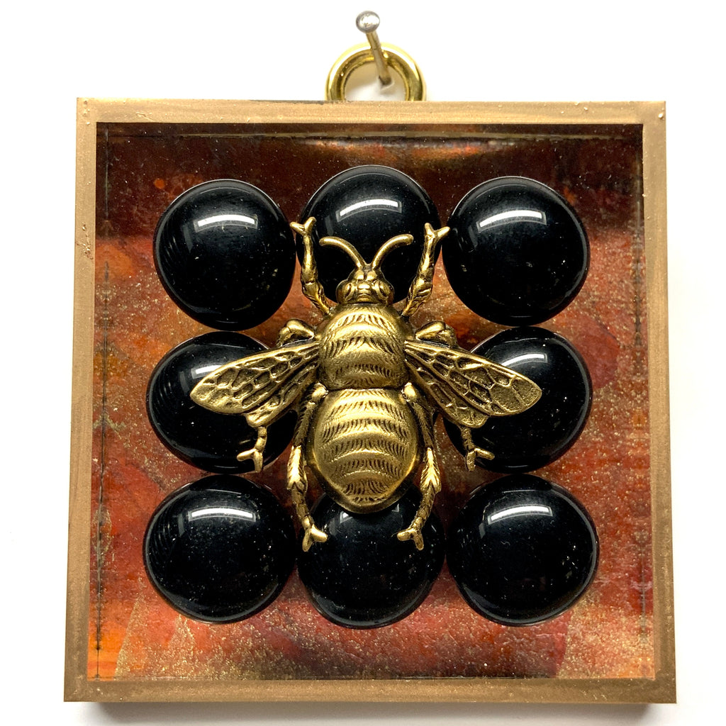 Acrylic Frame with Grande Bee on Glass Bees / Slight Imperfections (3